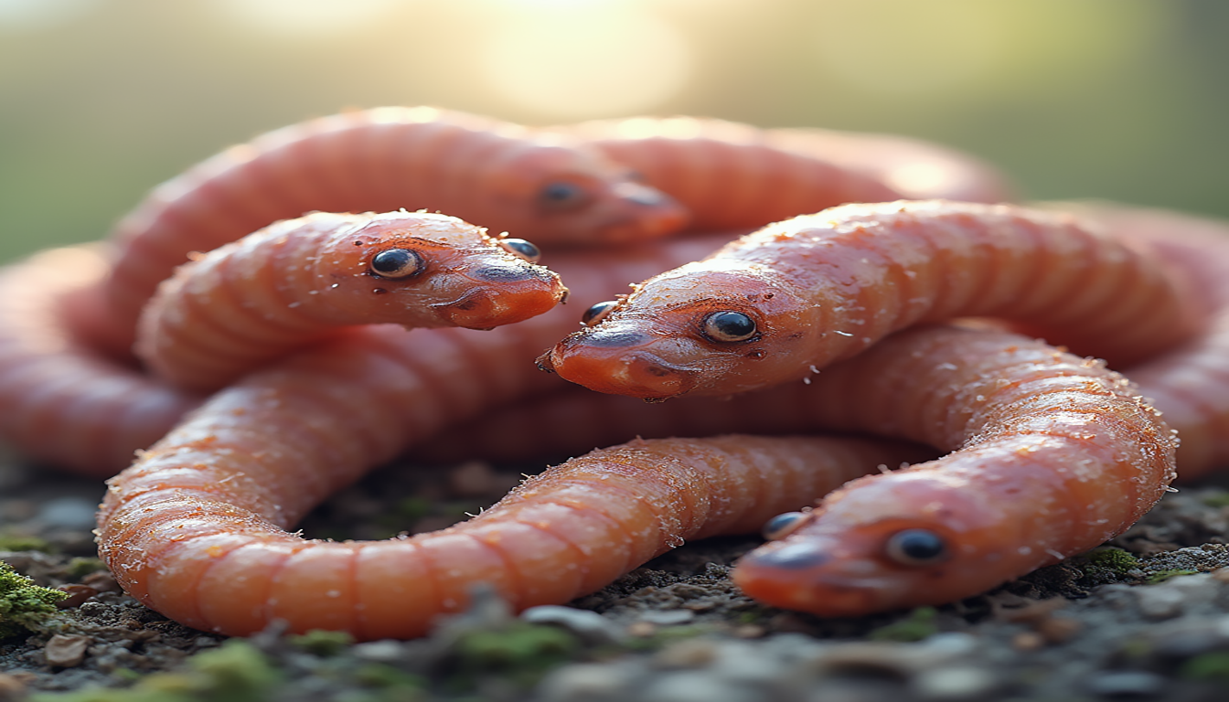 Which Type of Roundworm Has Renette Glands, Intricate illustration of roundworms exhibiting Renette glands, showcasing their distinct features and anatomical details, set against a soft, blurred natural background, highlighting the texture and colors of the organisms